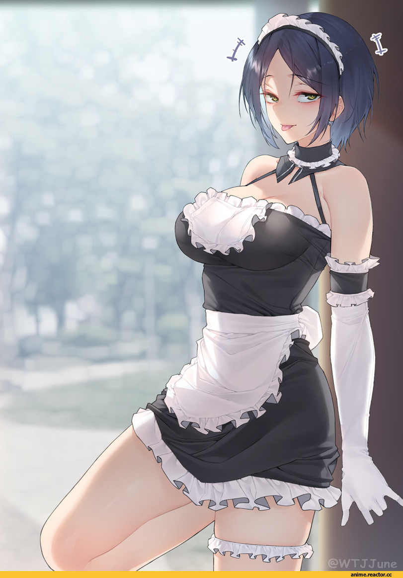 Jjune, Anime Art, artist, Hayami Kanade, Idolmaster, Maid, Anime Ero, Anime