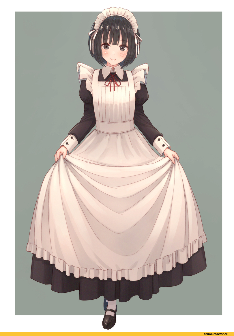 Anime Art, artist, tanbonota46, Maid, Anime