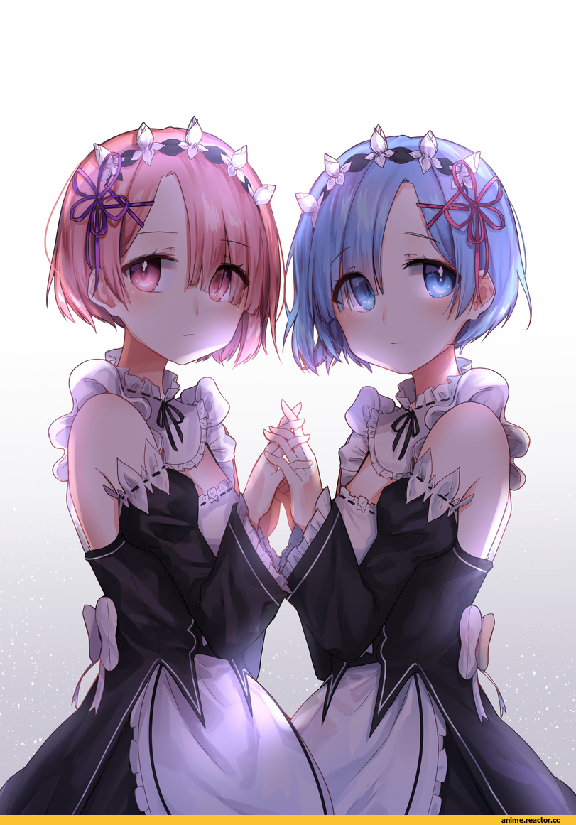 Re Zero Kara Hajimeru Isekai Seikatsu, Ram (Re Zero), Rem (re zero), dan lang, Anime