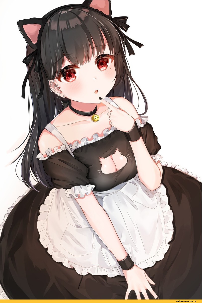 AO, Anime Art, artist, Animal Ears, Maid, katsushika pachi, Anime