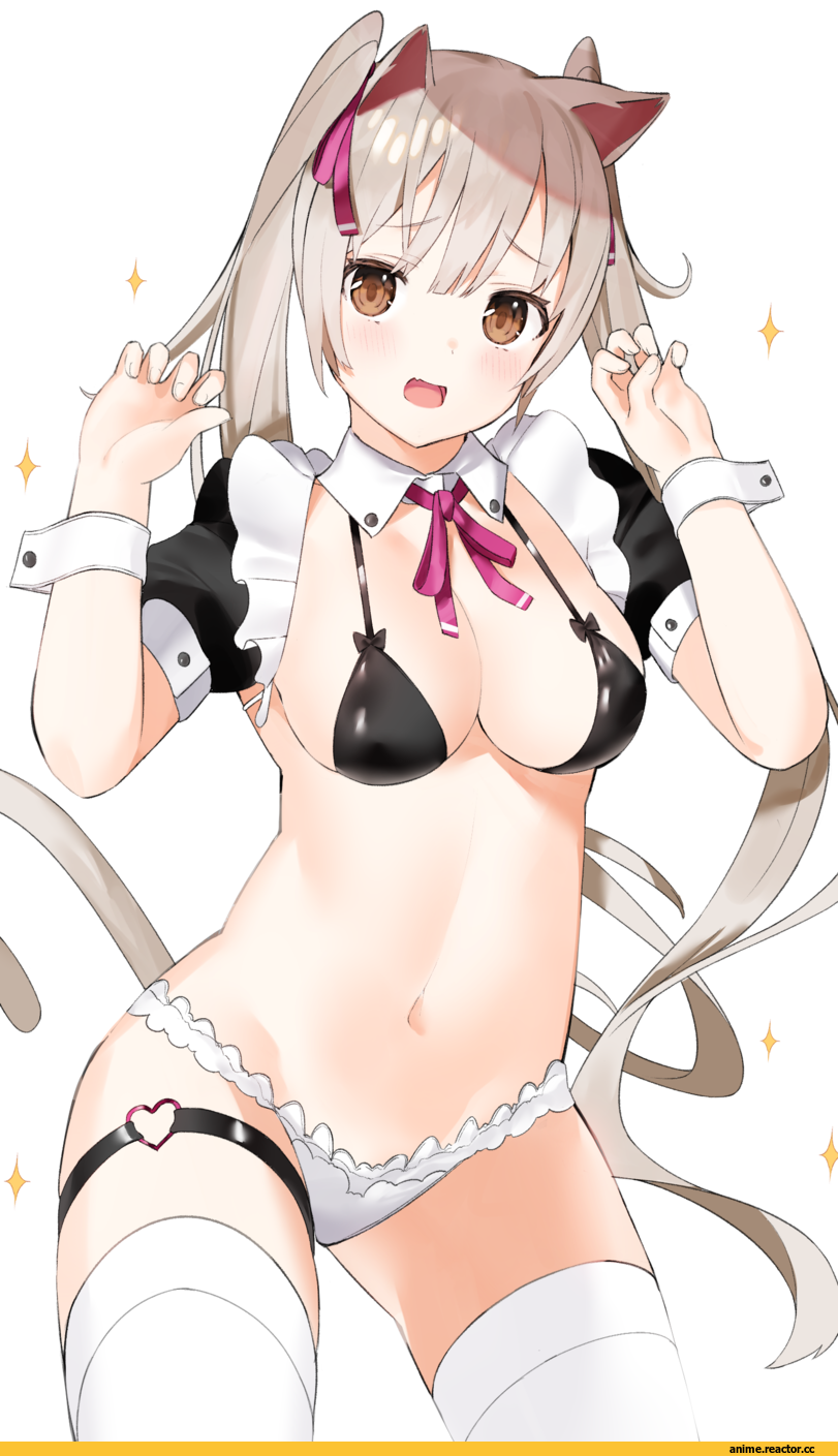 idemitsu, Anime Art, artist, AO, Anime Ero, nekomimi, Animal Ears, Anime Ero Pantsu, Maid, Anime