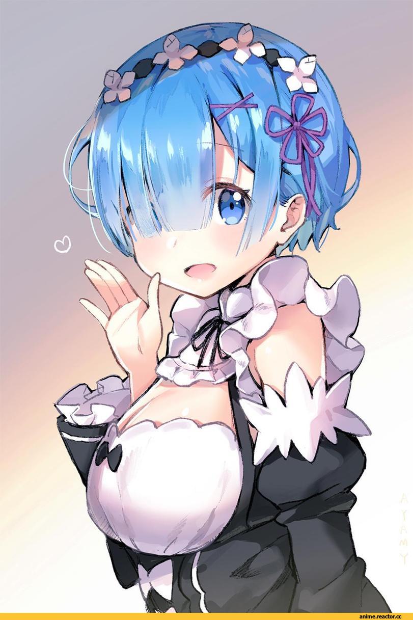 Rem (re zero), Re Zero Kara Hajimeru Isekai Seikatsu, Ayami (Annahibi), Anime Art, Anime