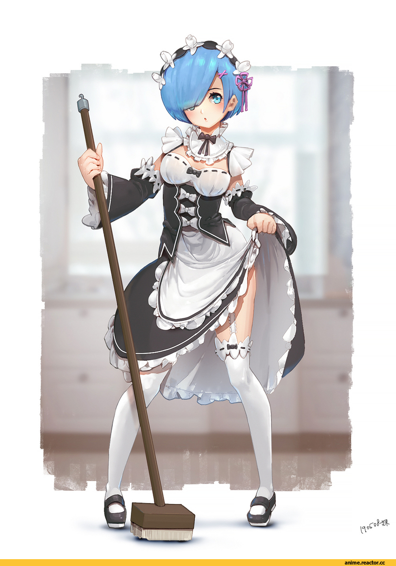 Re Zero Kara Hajimeru Isekai Seikatsu, Rem (re zero), aduo, Anime