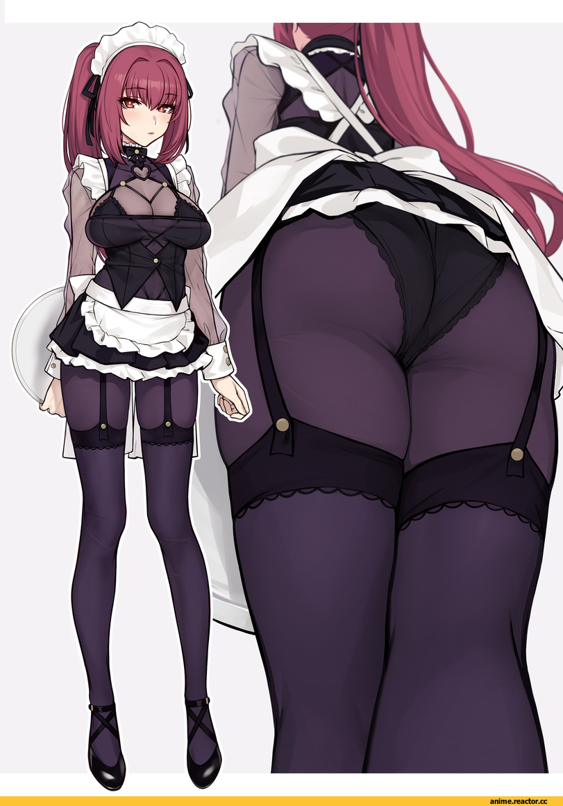 Scathach (Fate/grand order), Fate/Grand Order, Fate (series), oshiri, Anime Ero, Anime Ero Pantsu, Maid, Evan Yang, artist, Anime