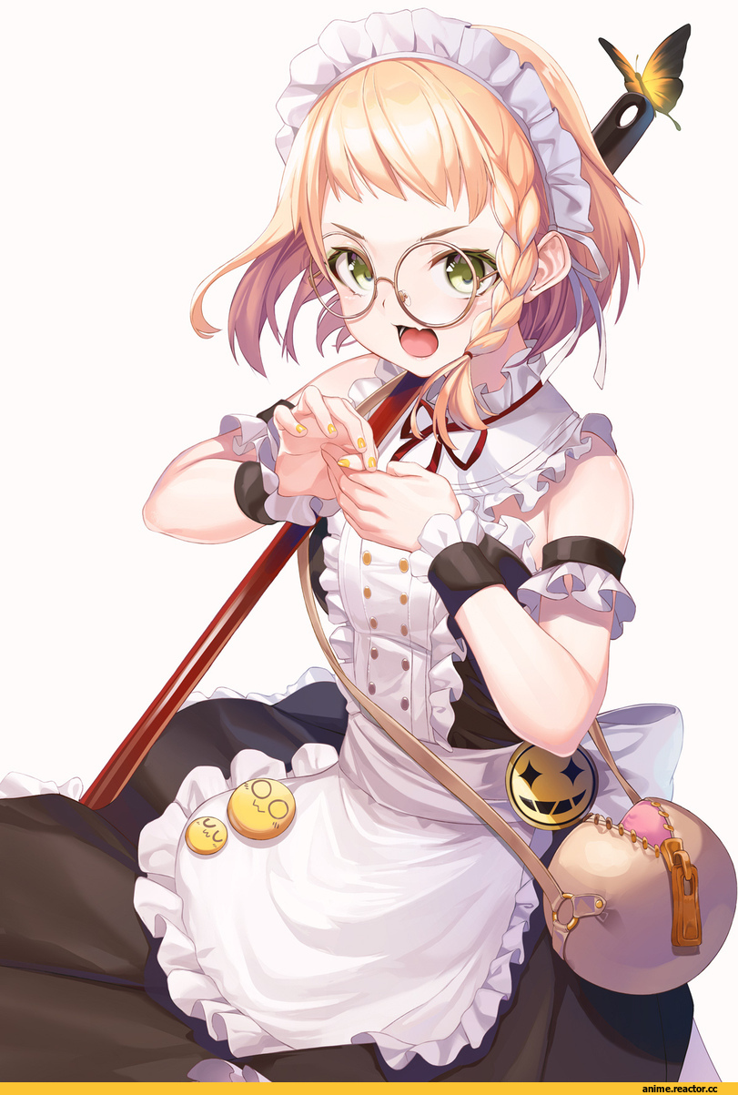 AO, Megane, Maid, ggpercent, Anime