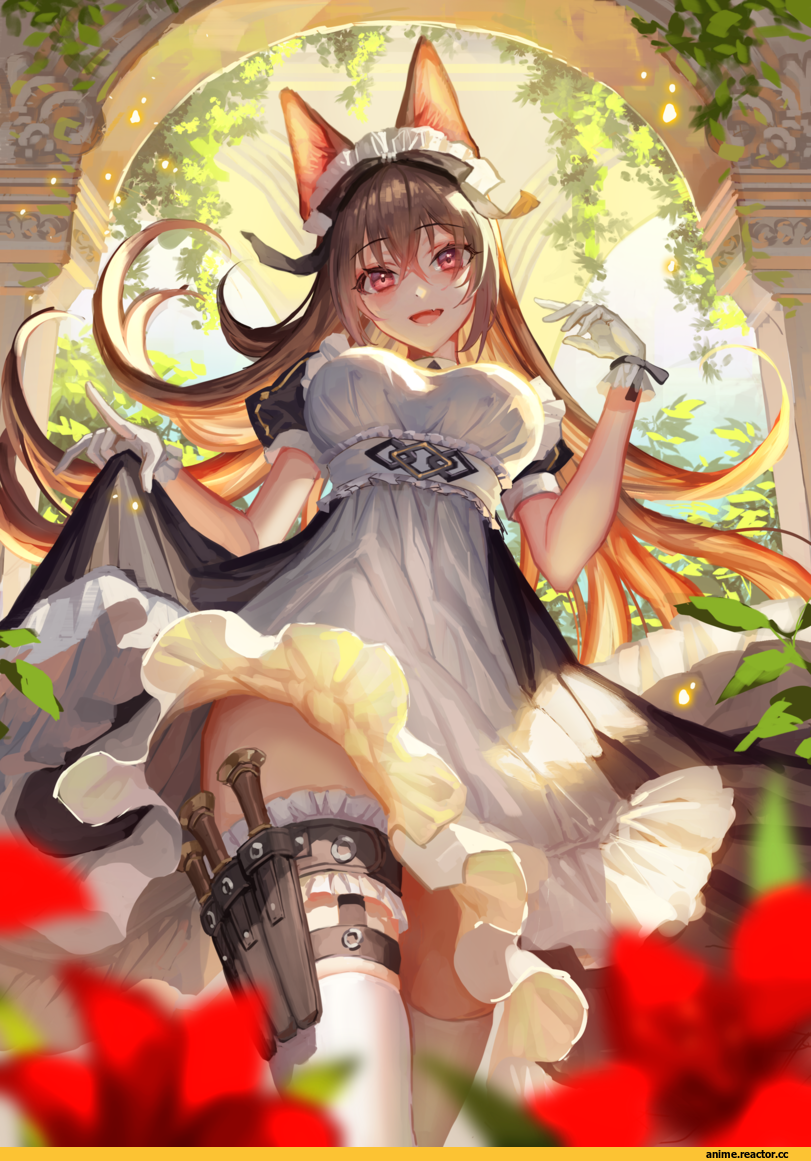 tamarashi, Anime Art, artist, AO, Anime Ero, Maid, Animal Ears, Anime