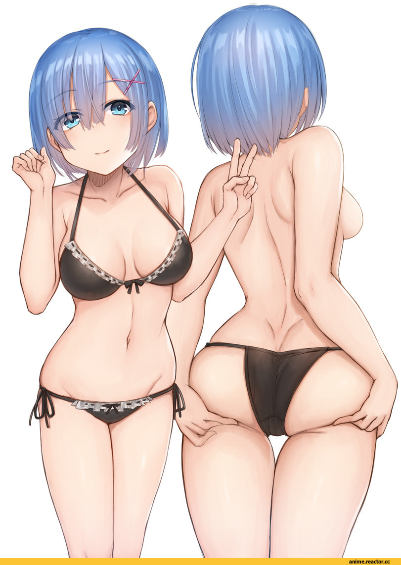 Rem (re zero), Re Zero Kara Hajimeru Isekai Seikatsu, oshiri, Anime Ero, Anime Ero Pantsu, akky (akimi1127), Anime