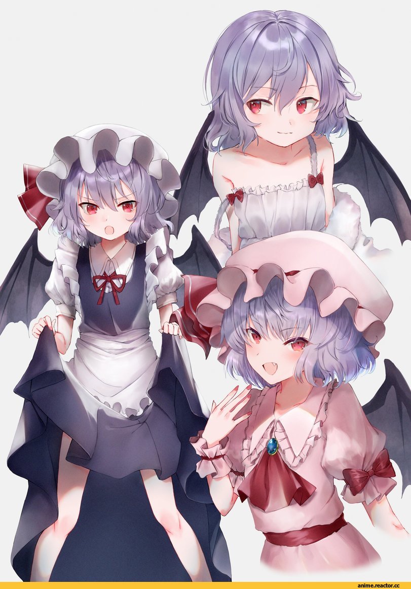 Touhou Project, Remilia Scarlet, happiness lilys, Maid, Anime