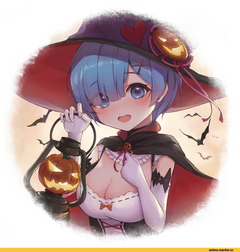 Rem (re zero), Re Zero Kara Hajimeru Isekai Seikatsu, Anime Halloween, lunia, Anime