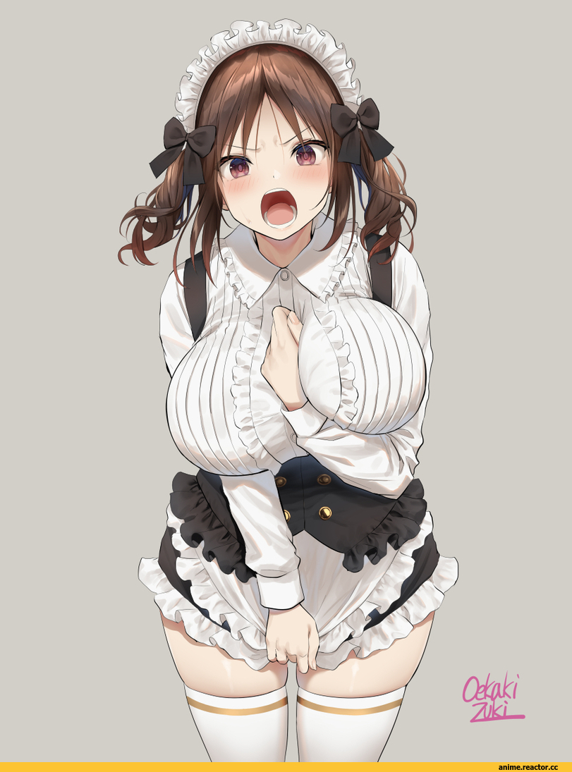 Oekakizuki, Anime Art, artist, Kyonyuu, Anime Ero, Maid, AO, Anime