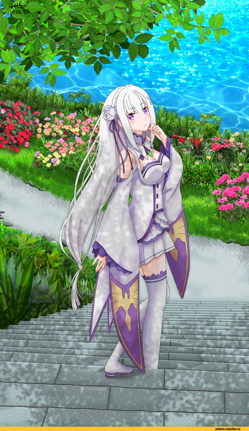 Re Zero Kara Hajimeru Isekai Seikatsu, Emilia (re zero), Anime