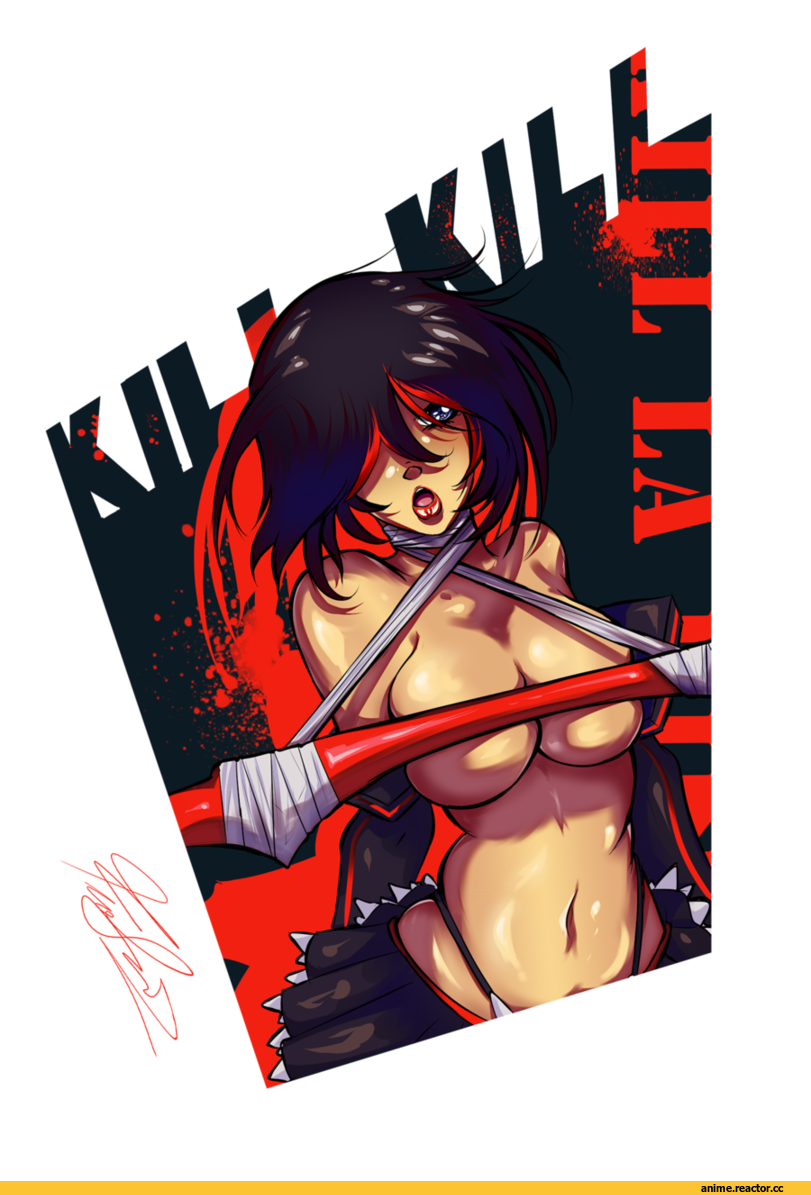 арт барышня, красивые картинки, Kill la Kill, Anime