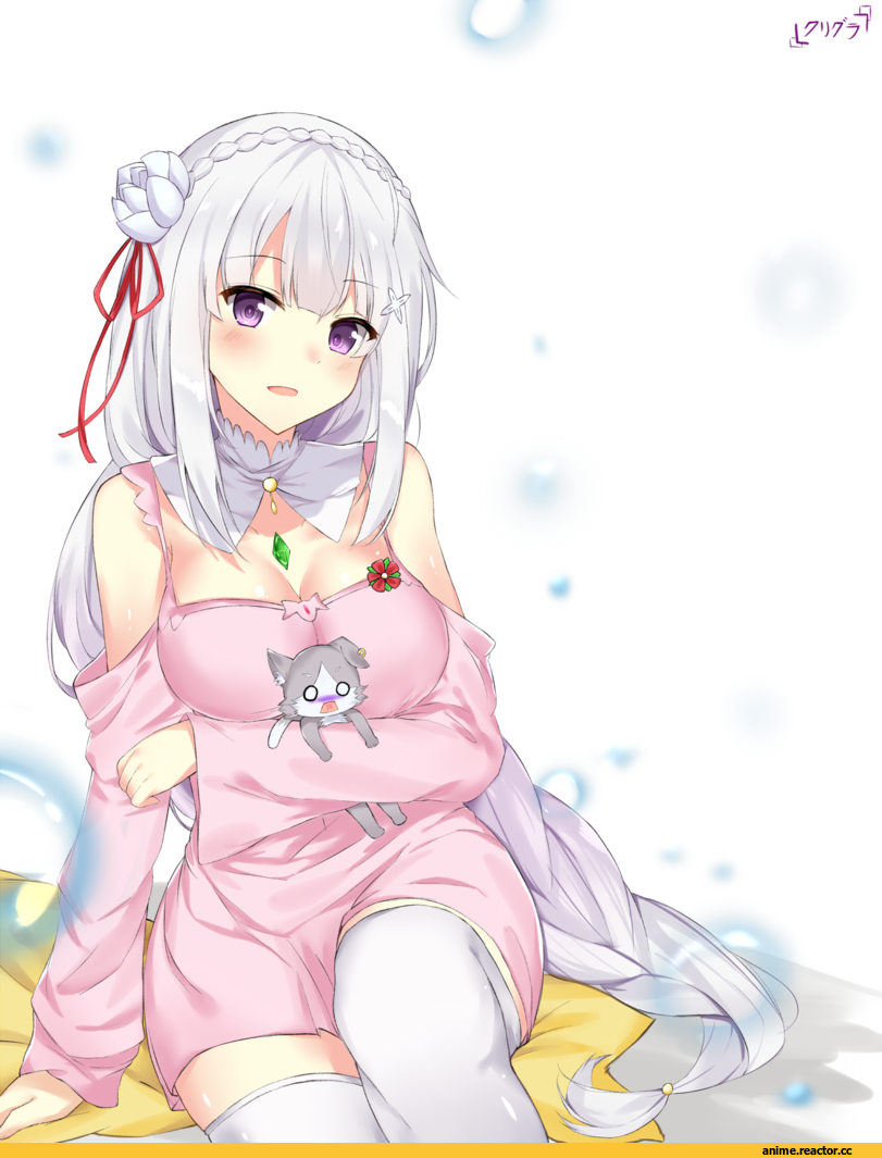 Re Zero Kara Hajimeru Isekai Seikatsu, Emilia (re zero), Pack (re zero), Anime