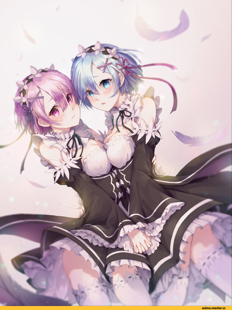 PistachioCream, Ram (Re Zero), Re Zero Kara Hajimeru Isekai Seikatsu, Rem (re zero), Anime Art, artist, Anime