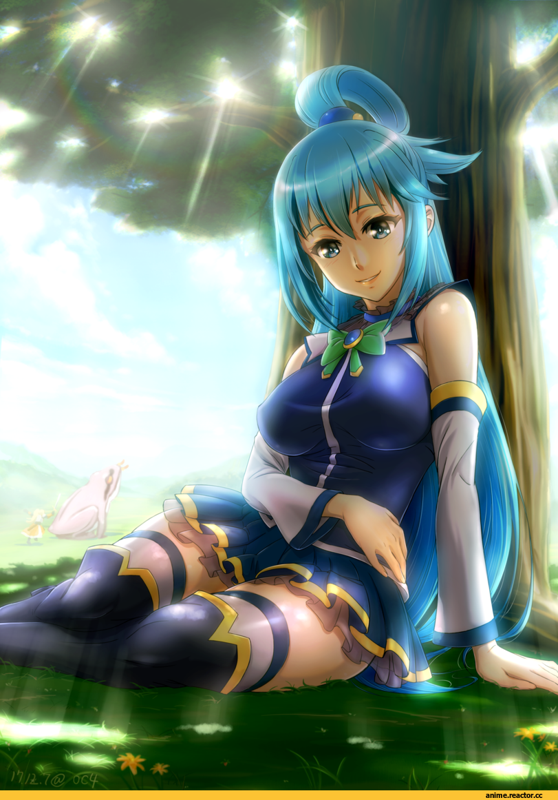 KonoSuba, Aqua (KonoSuba), oshiyon, Anime