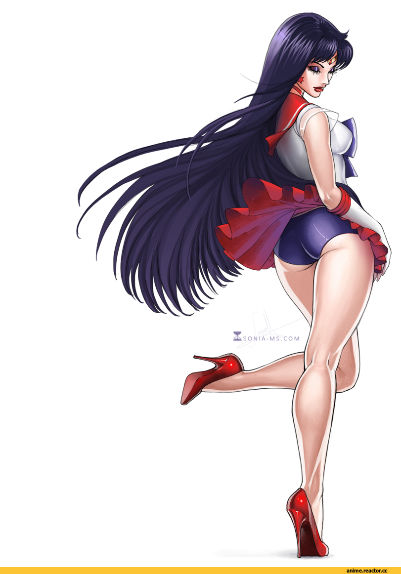 арт барышня, красивые картинки, sailor mars, Bishoujo Senshi Sailor Moon, Anime