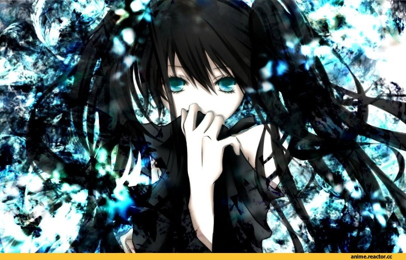 Black Rock Shooter, Vocaloid, девушка art, Anime