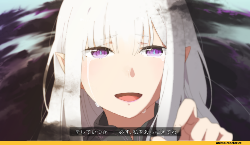 Emilia (re zero), Re Zero Kara Hajimeru Isekai Seikatsu, Anime