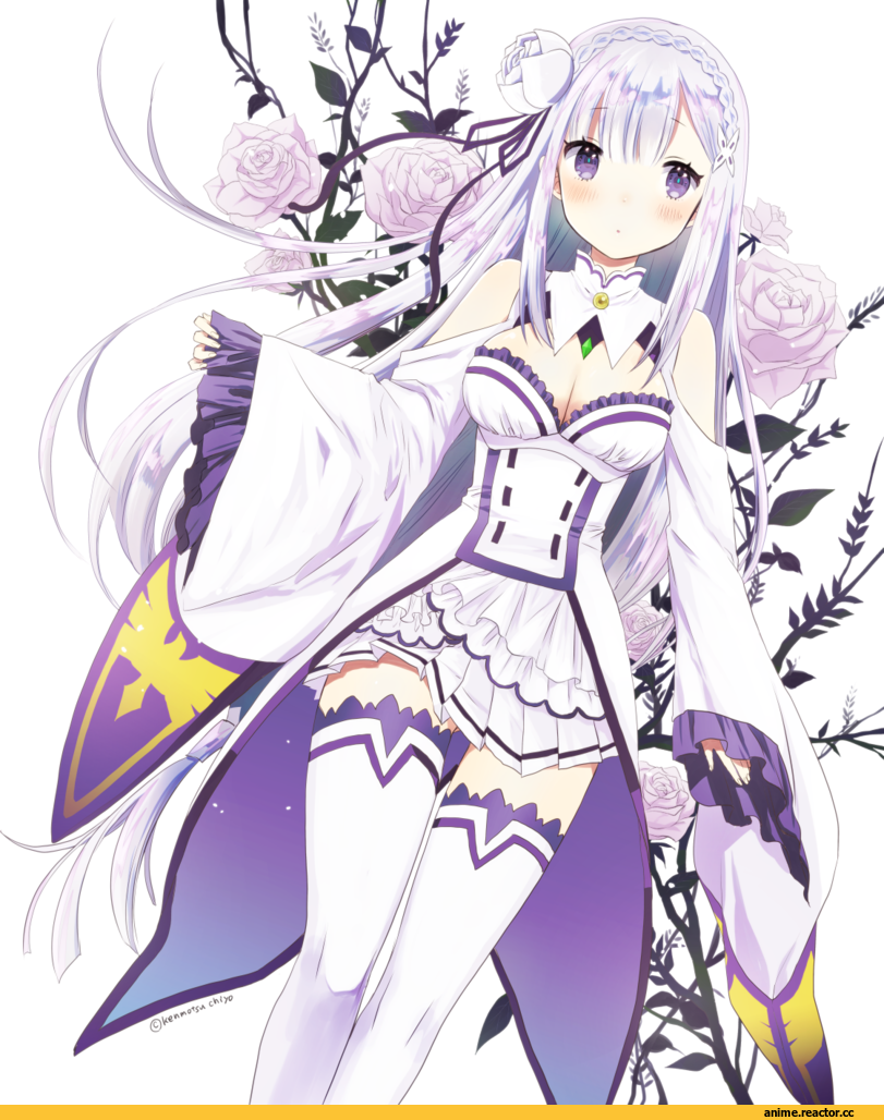 Re Zero Kara Hajimeru Isekai Seikatsu, Emilia (re zero), Kenmotsu Chiyo, Anime