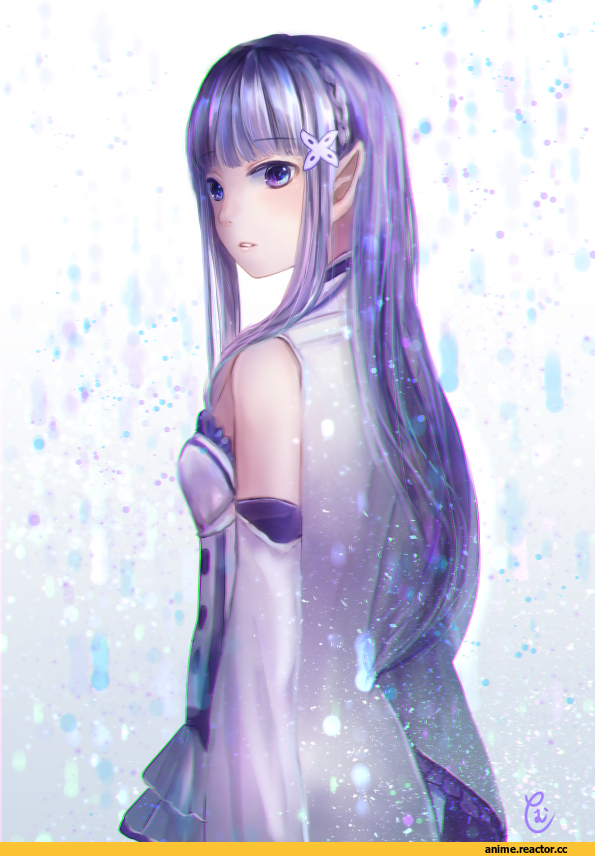 Re Zero Kara Hajimeru Isekai Seikatsu, Emilia (re zero), Anime