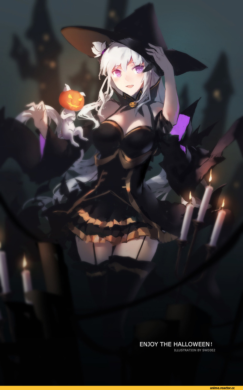 Swd3e2, Anime Art, Emilia (re zero), Re Zero Kara Hajimeru Isekai Seikatsu, Anime Halloween, Anime