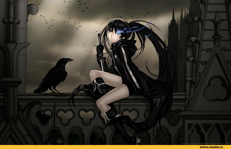 art, Black Rock Shooter, Anime