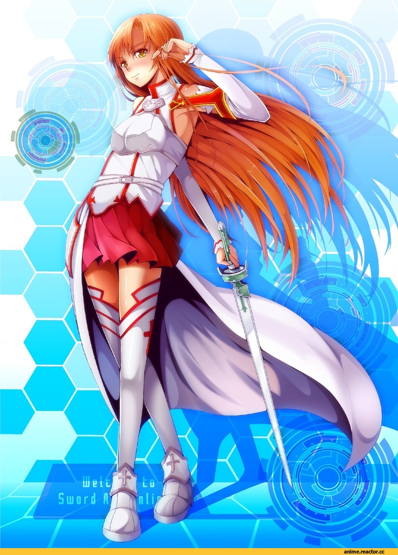 art, Sword Art Online, Asuna, Anime