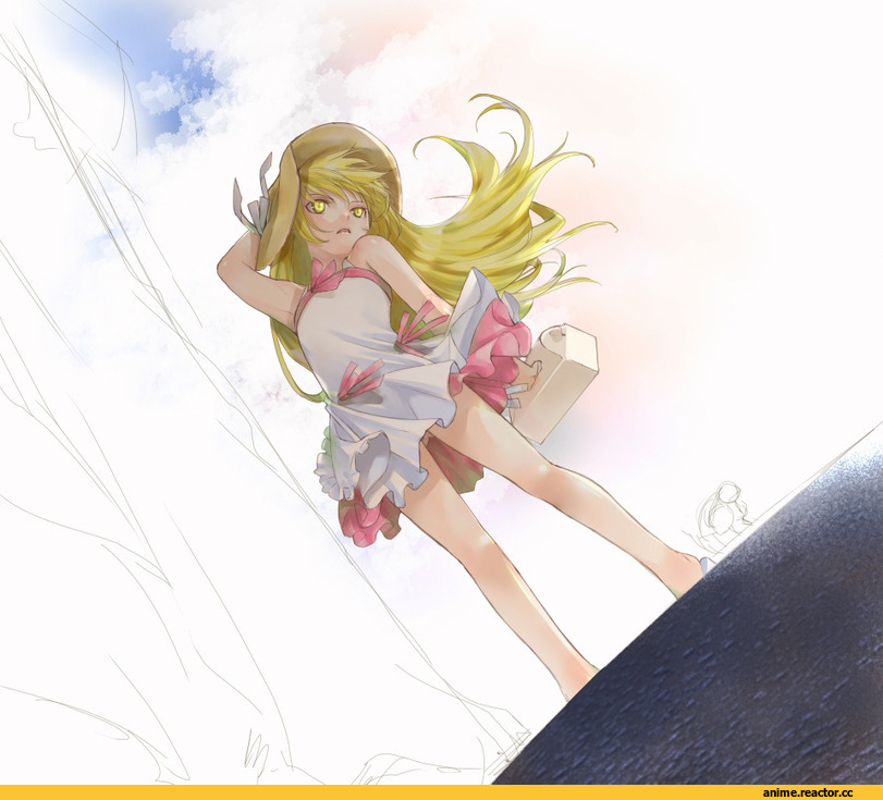 Monogatari (Series), art, Oshino Shinobu, Anime