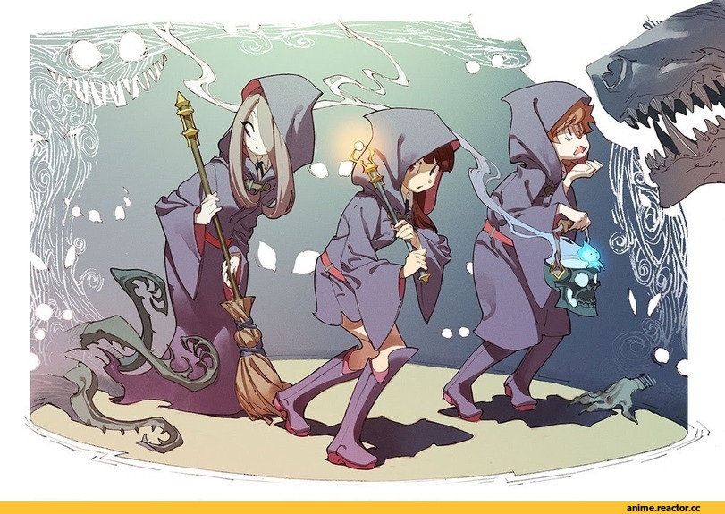 art, красивые картинки, Little Witch Academia, Anime