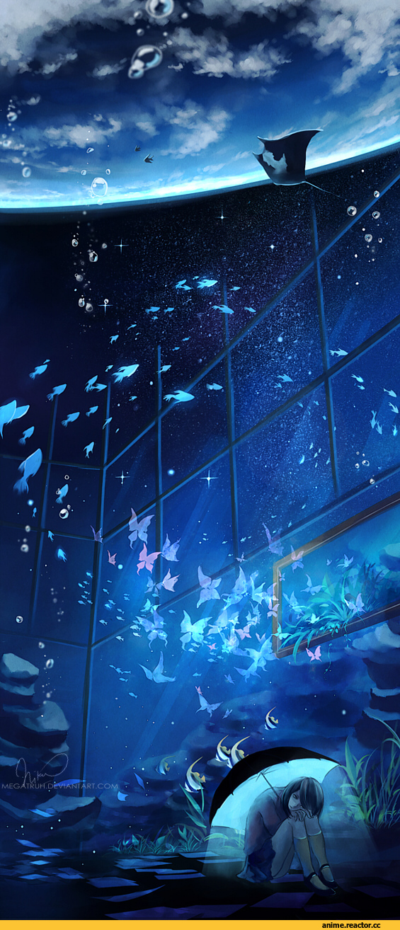 Fisheye Placebo, art, красивые картинки, Anime