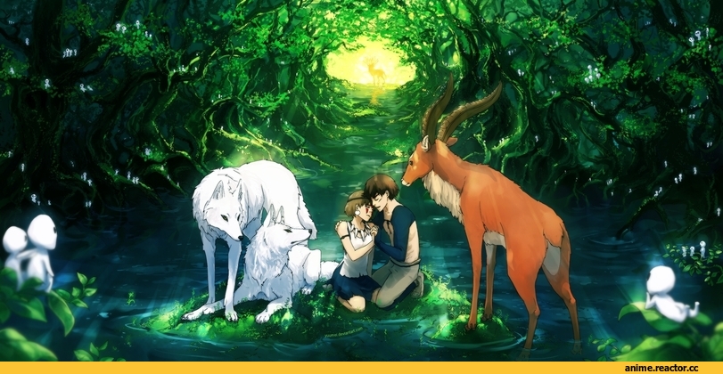 Anime Art, art, красивые картинки, Mononoke Hime, Anime