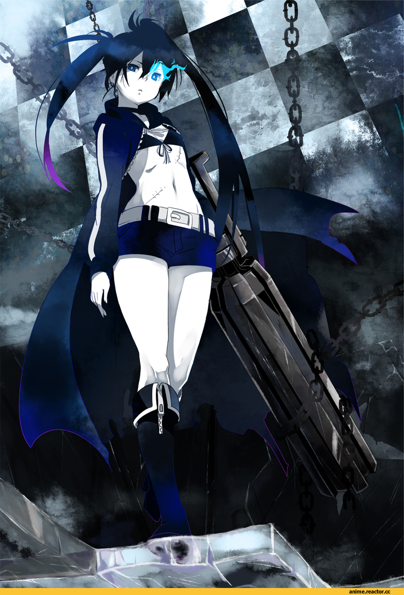 art, красивые картинки, девушки, Anime Art, Black Rock Shooter, Anime