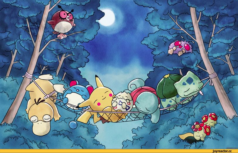 красивые картинки, art, Pokémon, Under the moon, wallpaper, Anime
