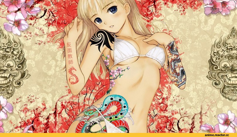 Tony Taka, Anime Art, art, красивые картинки, tattoo, Anime