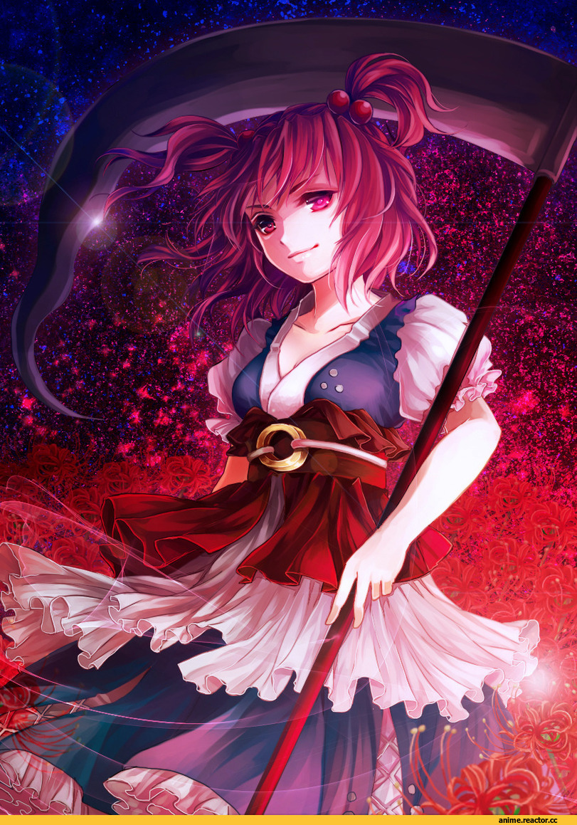 Anime Art, art, красивые картинки, Touhou Project, Onozuka Komachi, Anime