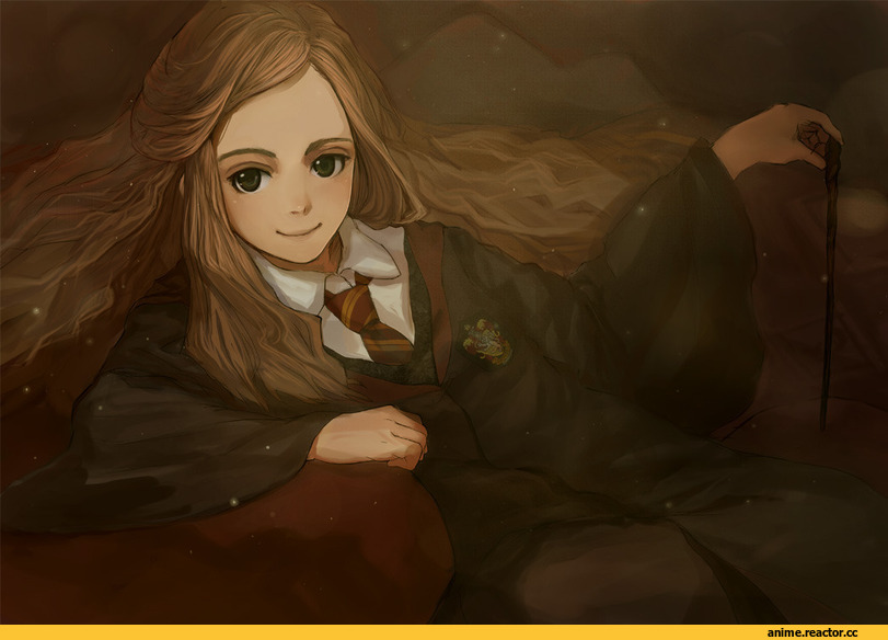 Hermione Granger, art, красивые картинки, Anime