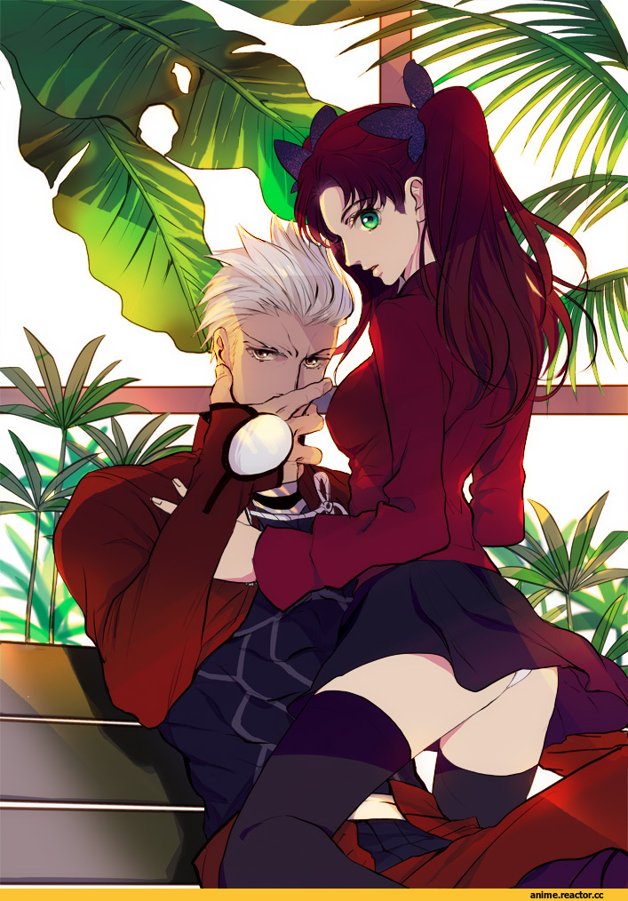 art, красивые картинки, Anime Art, Fate/Stay Night, Rin Tohsaka, Fate (series), Archer (Fate/stay night), Anime