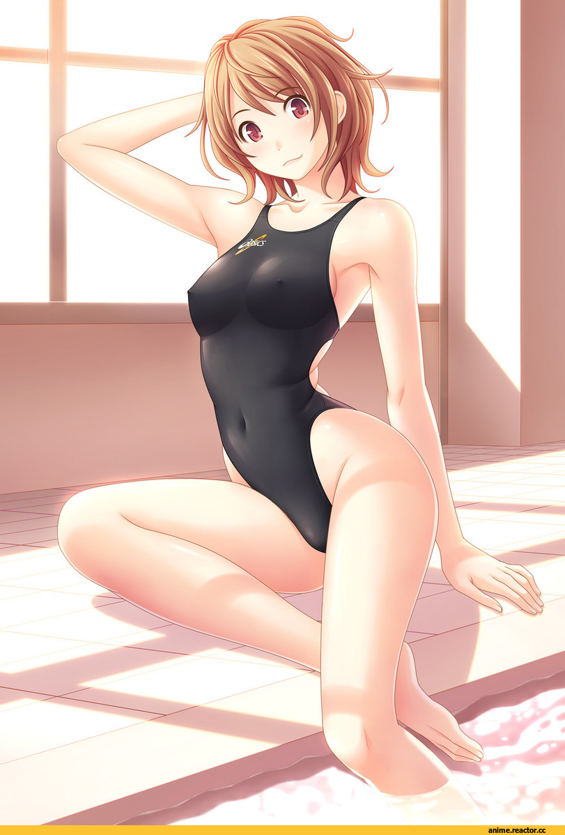 Anime Ero, Anime Ero Swim, Anime Art, AO, Kuri (Kurigohan), Anime