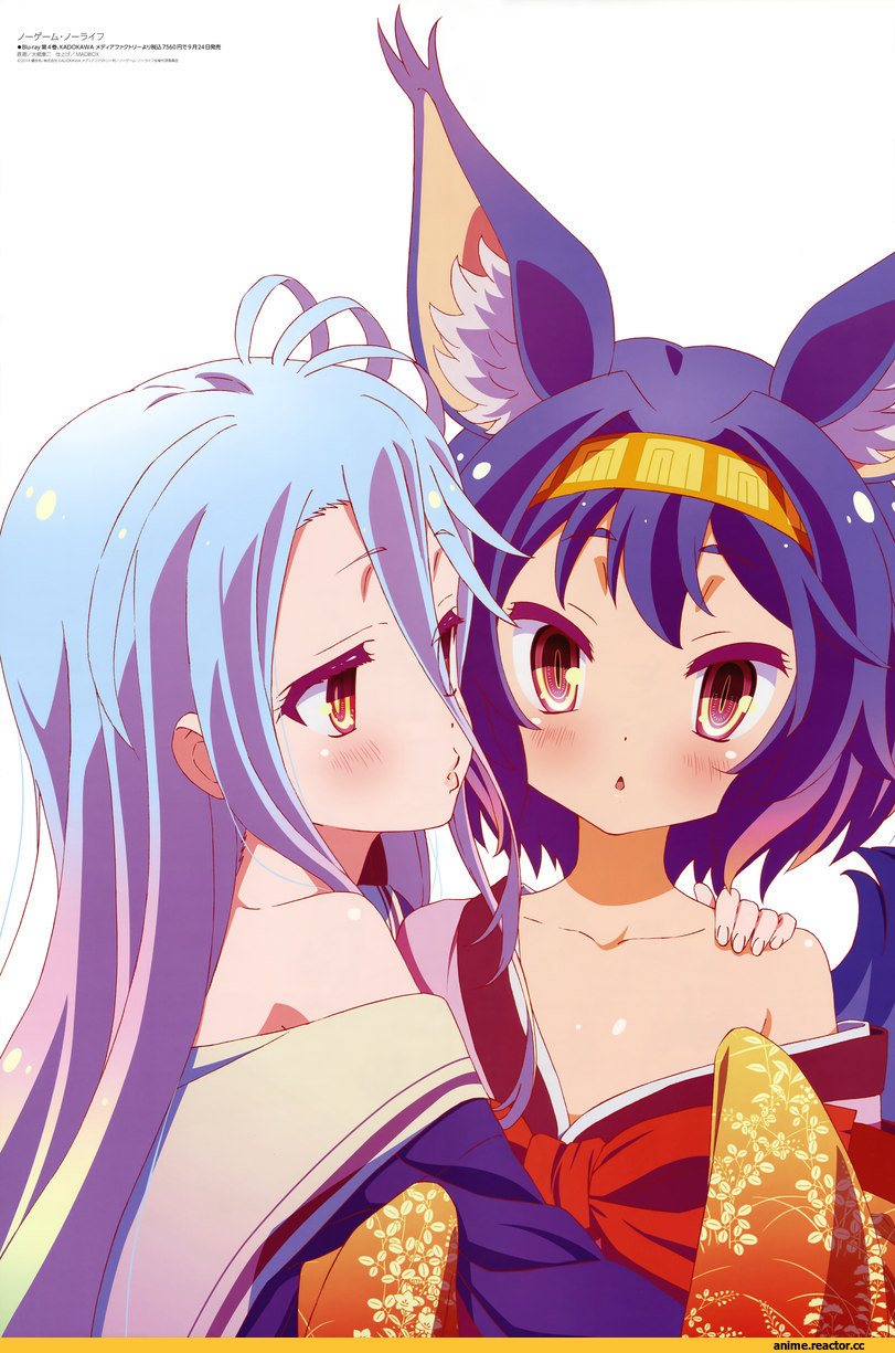 Hatsuse Izuna, No Game No Life, Kitsune, Animal Ears, Shiro (NGNL), Anime