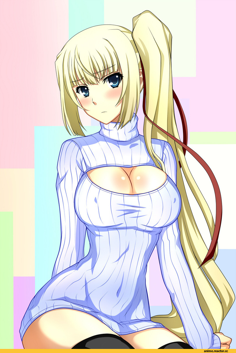 madan no ou to vanadis, limalisha, Open-Chest Sweater, Anime Ero, Anime