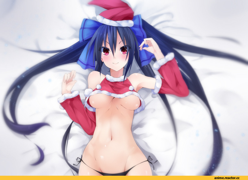 Anime Ero, Adult pantsu, Anime Art, Anime Christmas, Noire (Neptune), Neptune (series), padocchi (kurokitsune), Anime