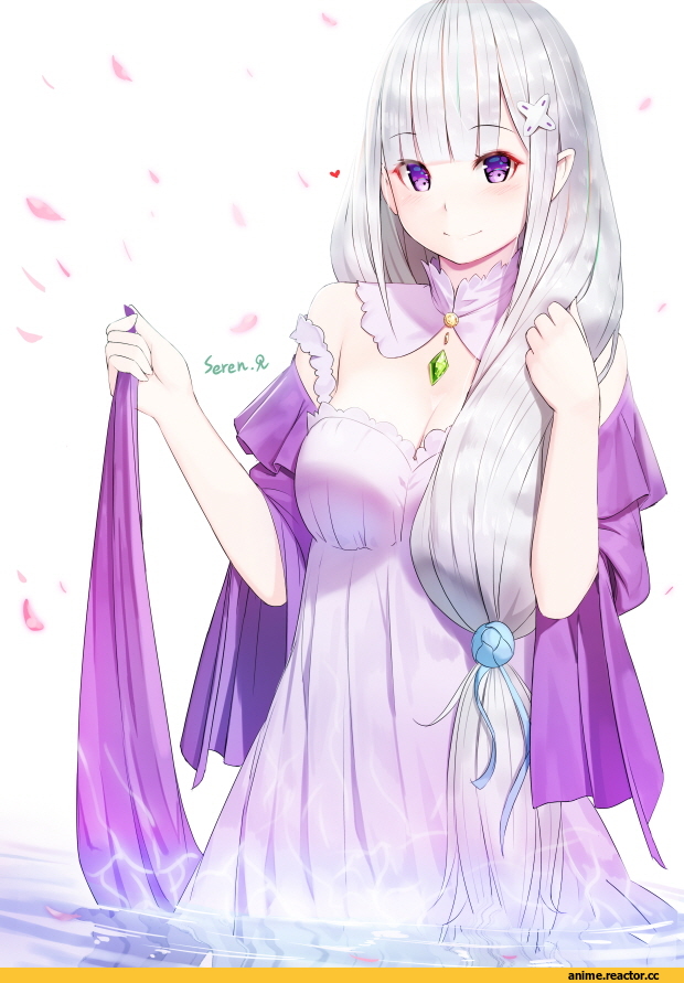 Re Zero Kara Hajimeru Isekai Seikatsu, Emilia (re zero), JellyTits-7, Anime