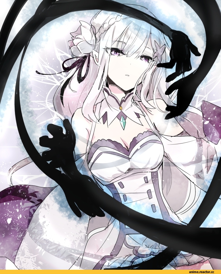 Emilia (re zero), Re Zero Kara Hajimeru Isekai Seikatsu, shiyun, Anime