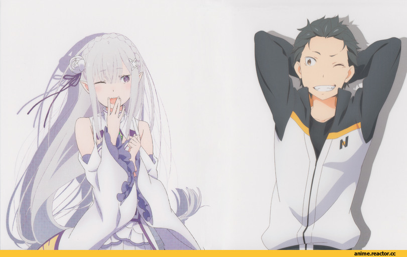 Emilia (re zero), Re Zero Kara Hajimeru Isekai Seikatsu, Natsuki Subaru, Anime