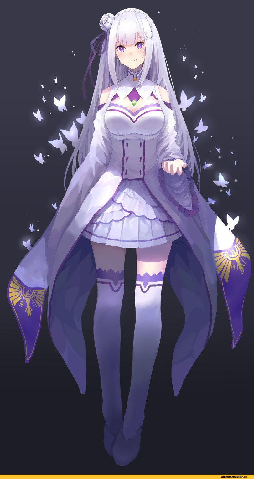 Re Zero Kara Hajimeru Isekai Seikatsu, Emilia (re zero), Anime