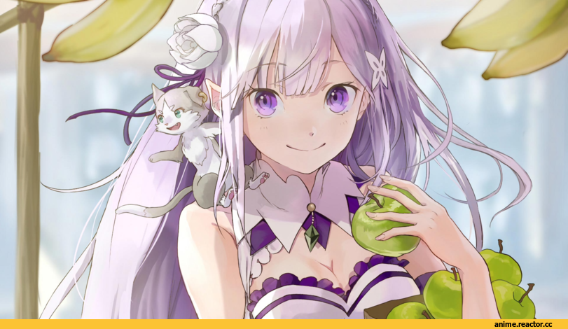 Re Zero Kara Hajimeru Isekai Seikatsu, Emilia (re zero), Pack (re zero), Anime