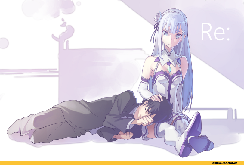 Re Zero Kara Hajimeru Isekai Seikatsu, Emilia (re zero), Natsuki Subaru, kamameshi gougoumaru, Anime