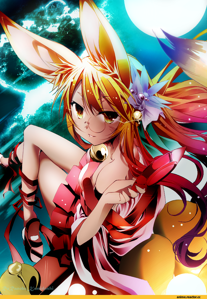 Miko (NGNL), No Game No Life, Kitsune, Animal Ears, Shiki (artist), Anime