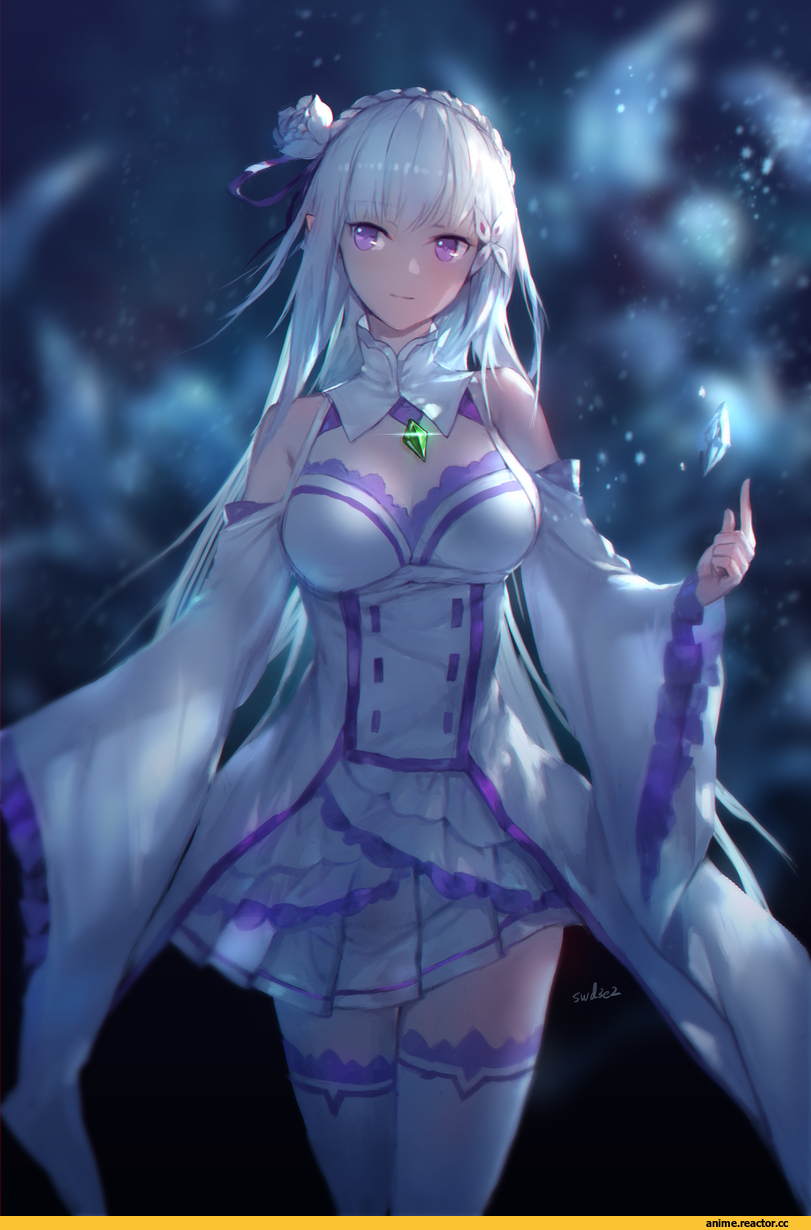 Swd3e2, Anime Art, Emilia (re zero), Re Zero Kara Hajimeru Isekai Seikatsu, Anime