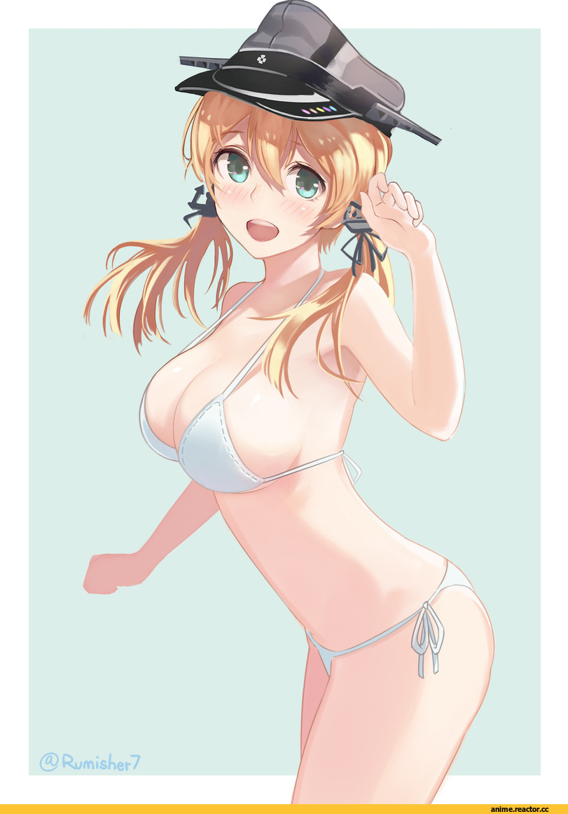 Kantai Collection, Prinz Eugen, rum, Anime Art, Anime Ero, Anime Ero Swim, Anime